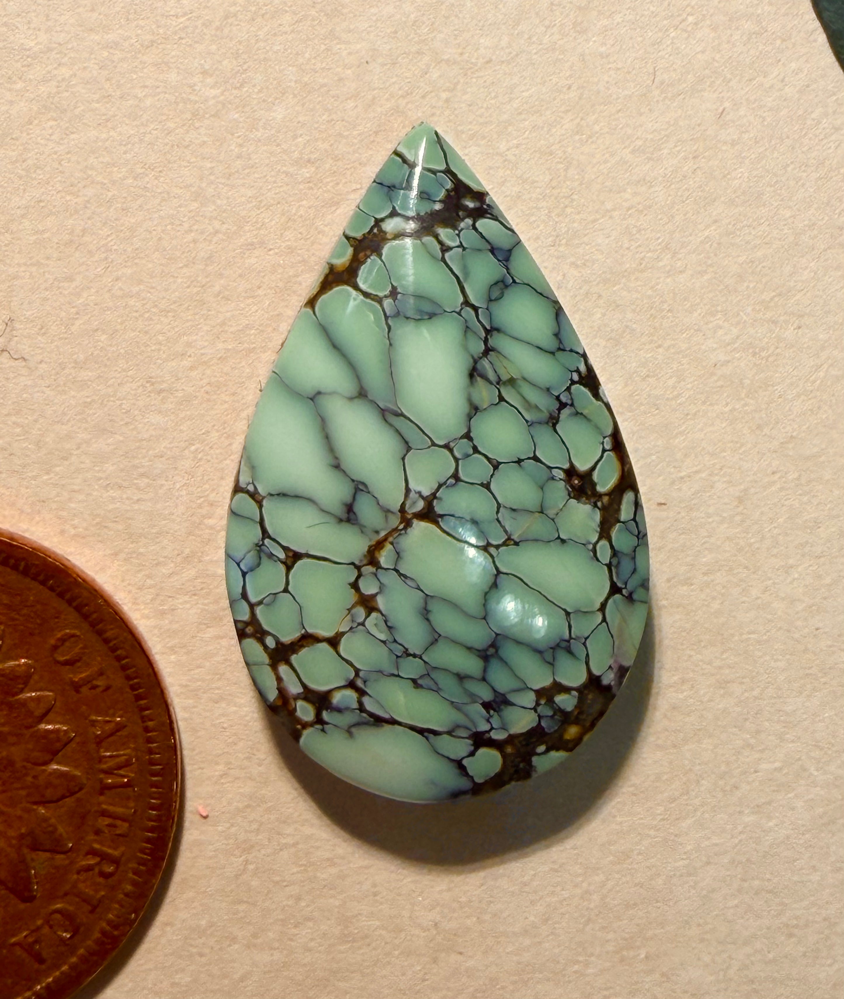 Gorgeous teardrop - Prince Variscite Cabochon