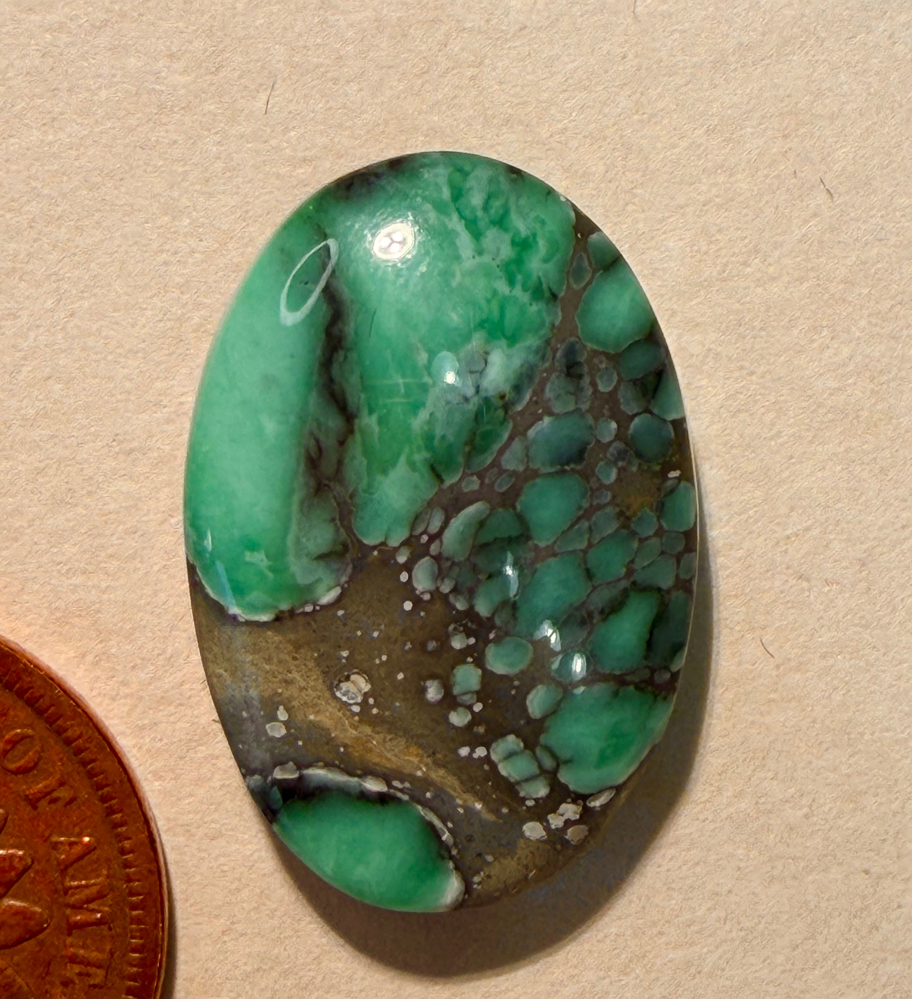 Miss Moffett Variscite - Candelaria Variscite from the Candelaria Mining District, Esmeralda County, NV
