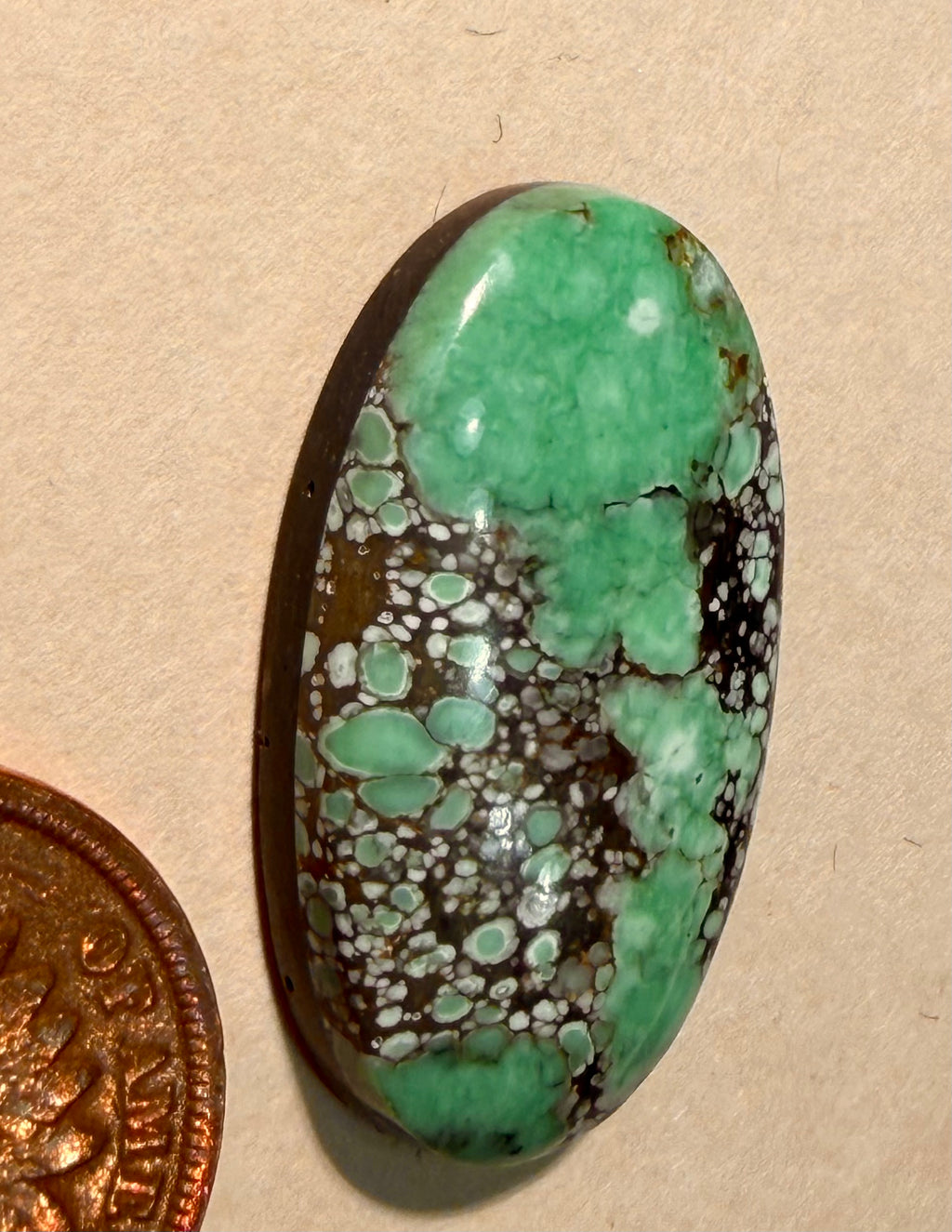 Miss Moffett Variscite - Candelaria Variscite from the Candelaria Mining District, Esmeralda County, NV