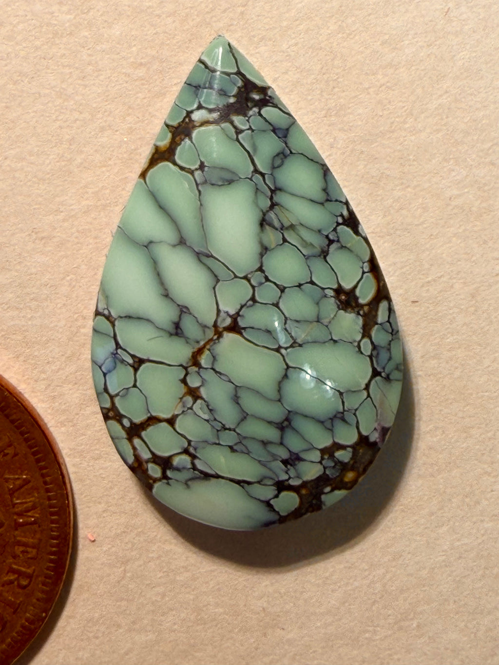 Gorgeous teardrop - Prince Variscite Cabochon