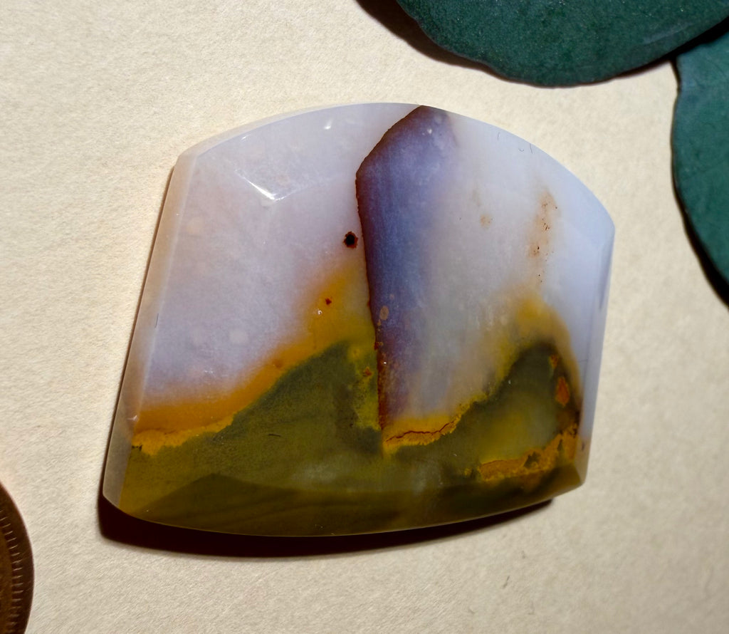 Polka Dot Agate Cabochon - On Sale! (Unbacked)