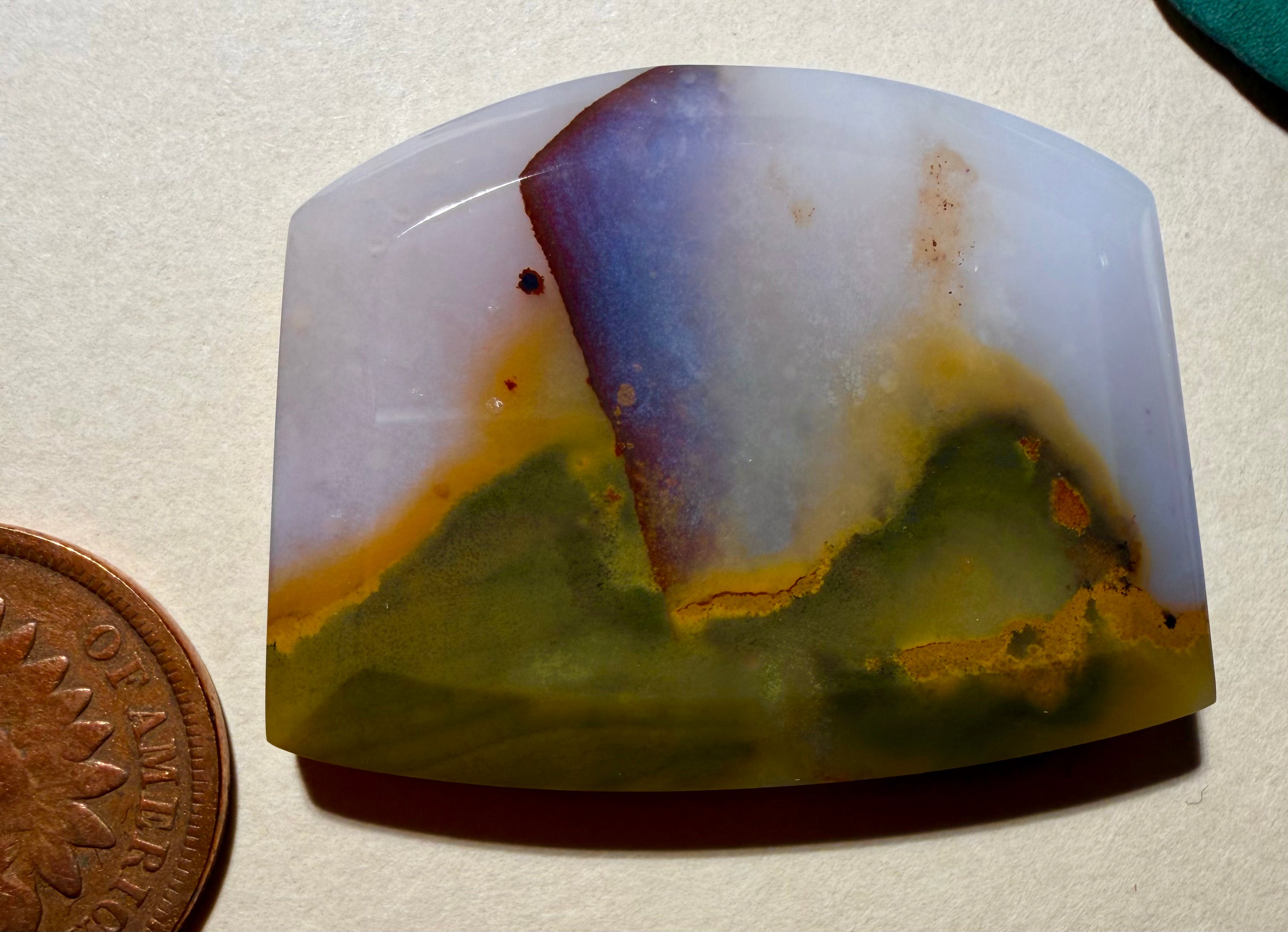 Polka Dot Agate Cabochon - On Sale! (Unbacked)