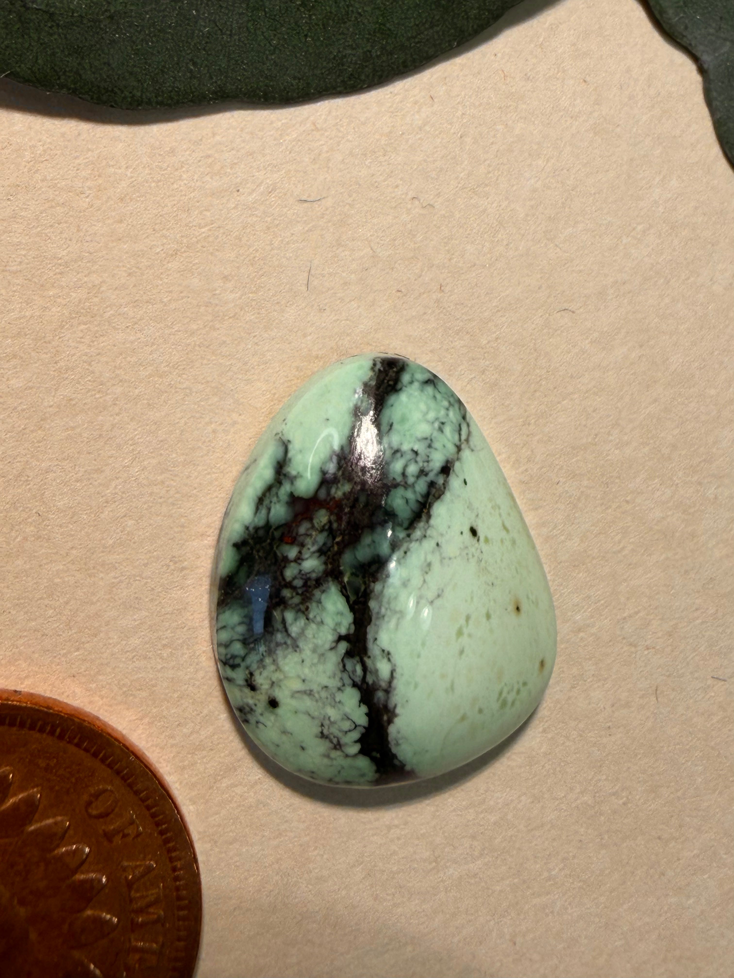 Rare and Magical Peacock Turquoise from a Closed Gold Mine! (unbacked)