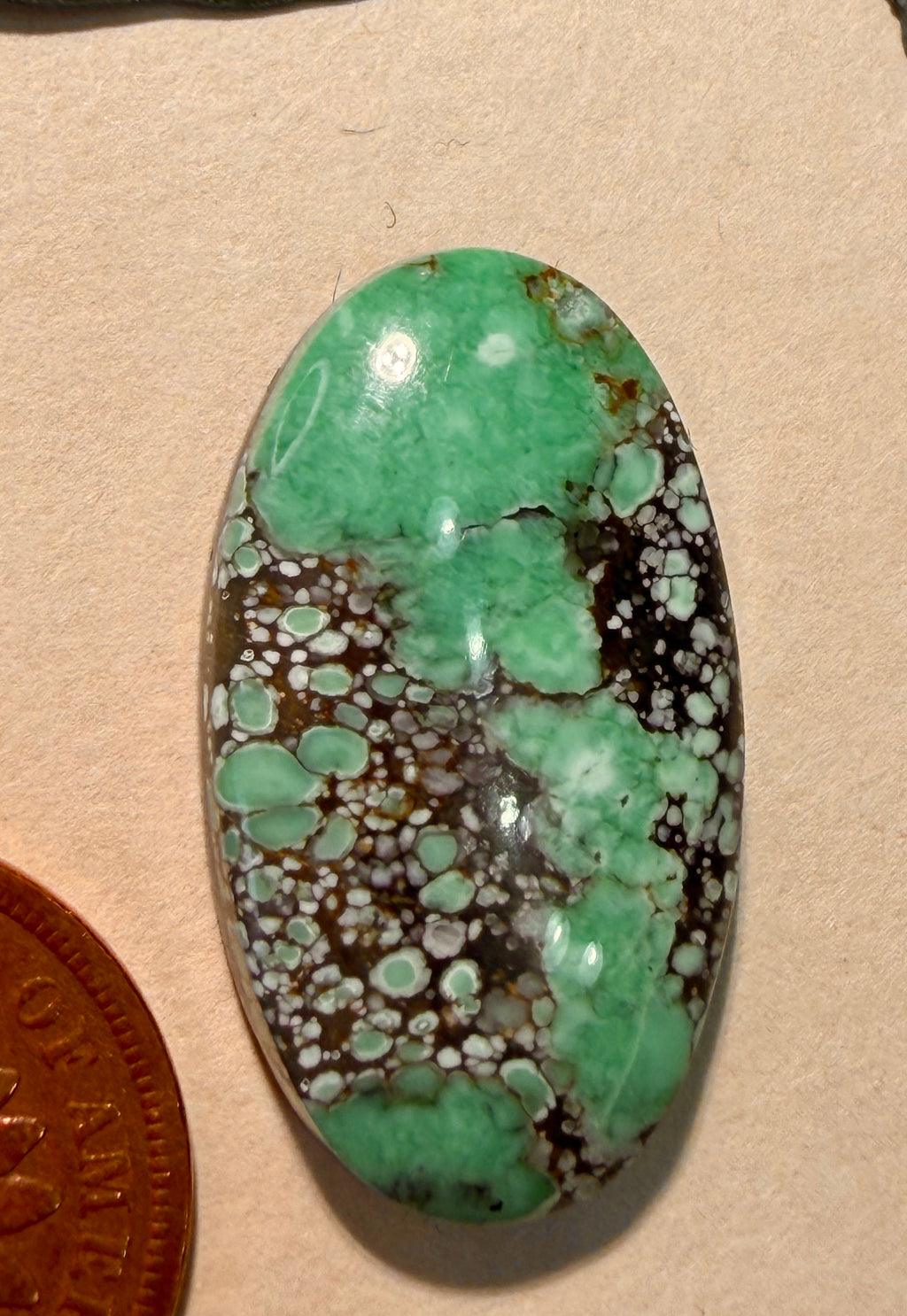Miss Moffett Variscite - Candelaria Variscite from the Candelaria Mining District, Esmeralda County, NV