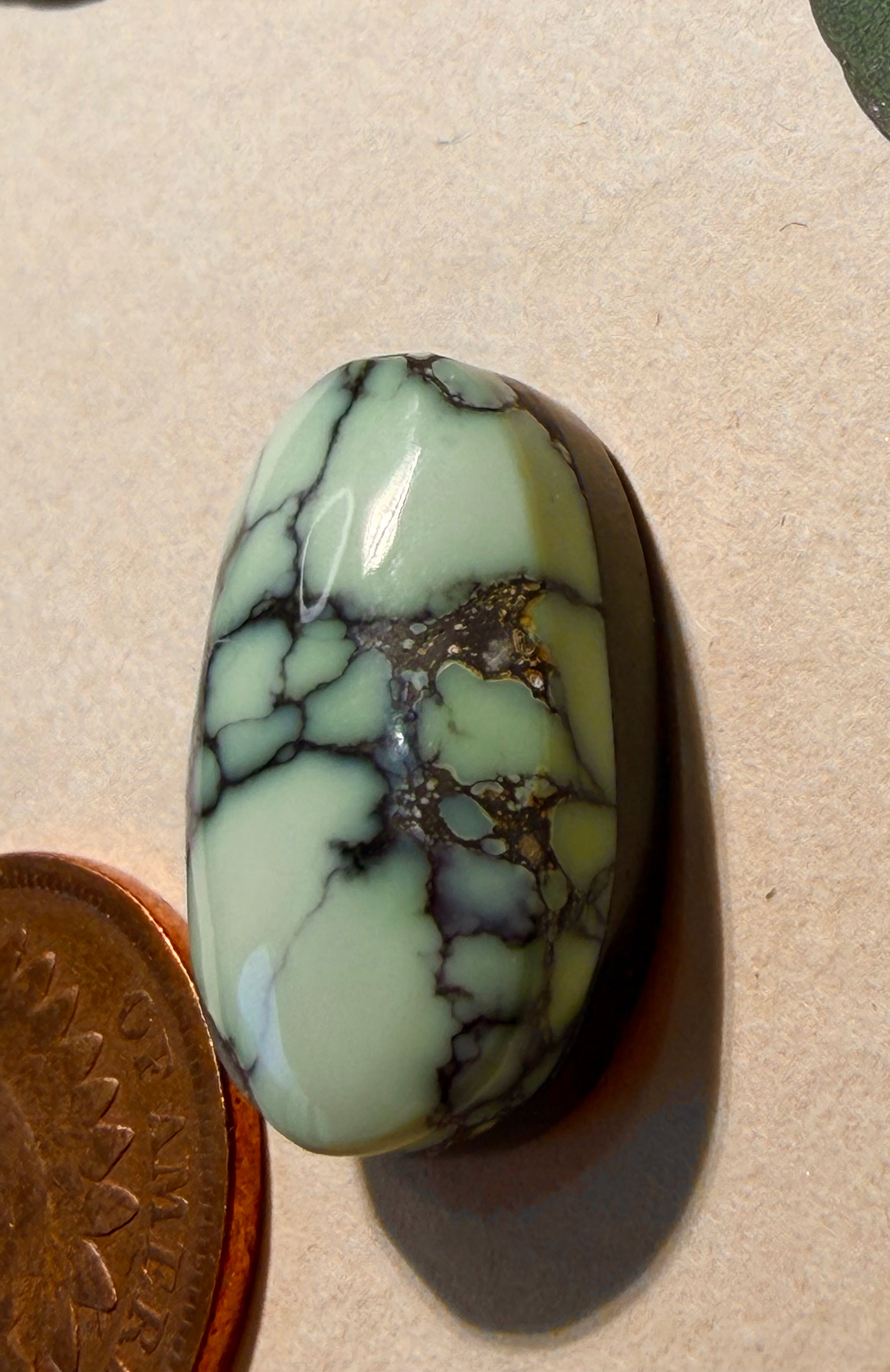 Another Perfectly Gorgeous Prince Variscite Cab - On Sale!