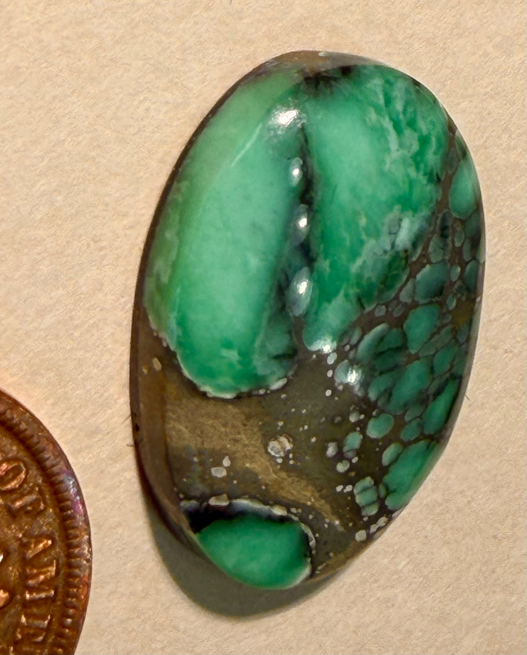 Miss Moffett Variscite - Candelaria Variscite from the Candelaria Mining District, Esmeralda County, NV