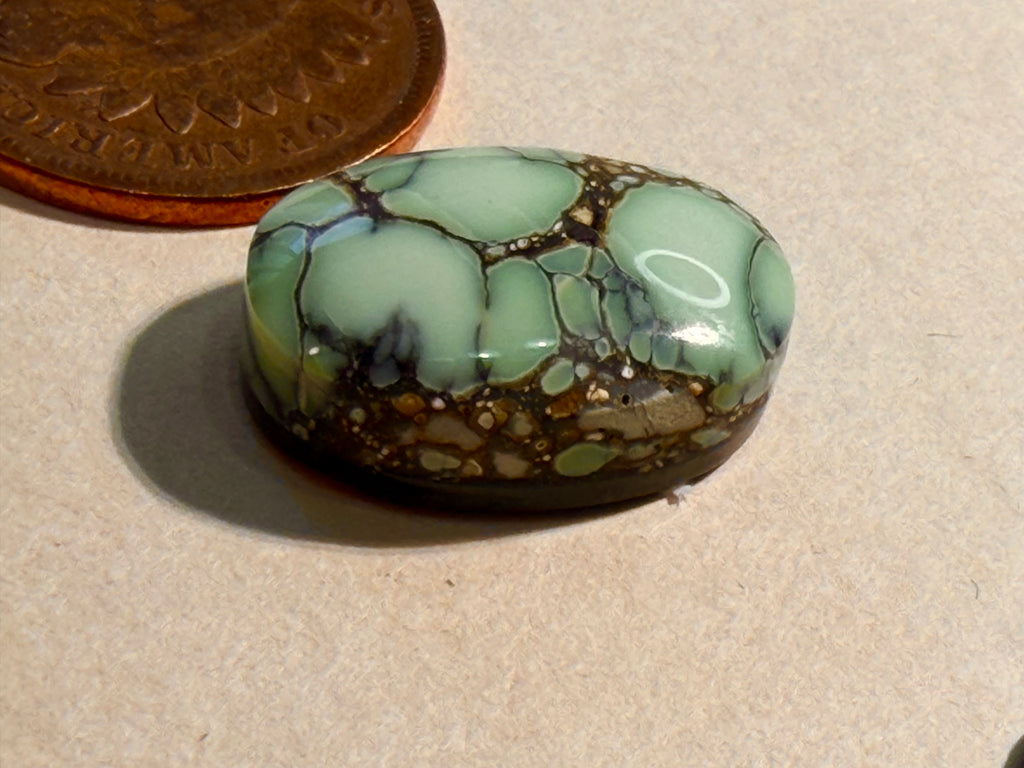 Perfect Ring Size Cab - Magical Prince Variscite from NV