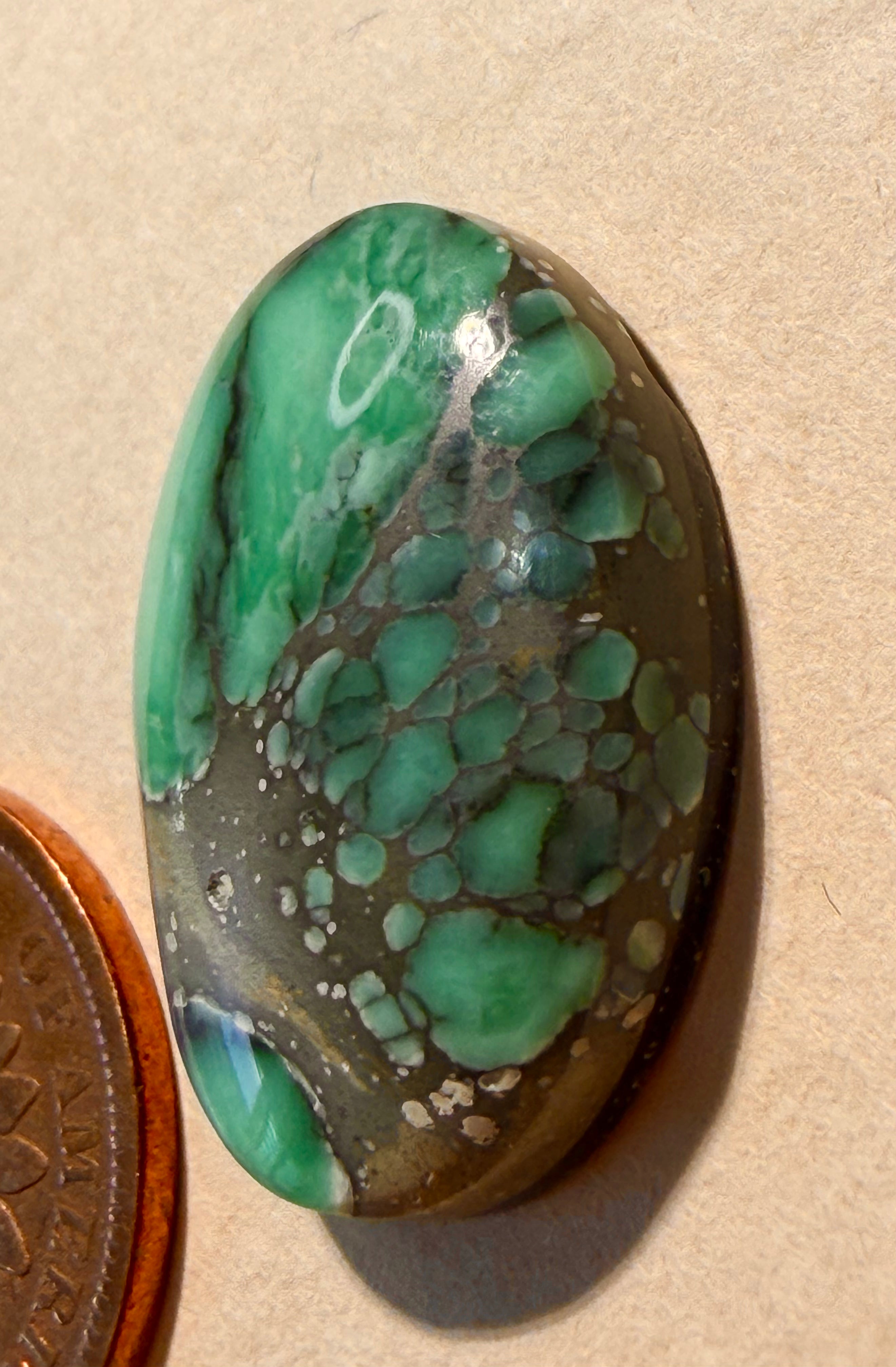 Miss Moffett Variscite - Candelaria Variscite from the Candelaria Mining District, Esmeralda County, NV