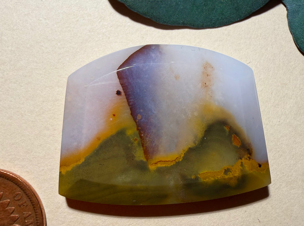 Polka Dot Agate Cabochon - On Sale! (Unbacked)