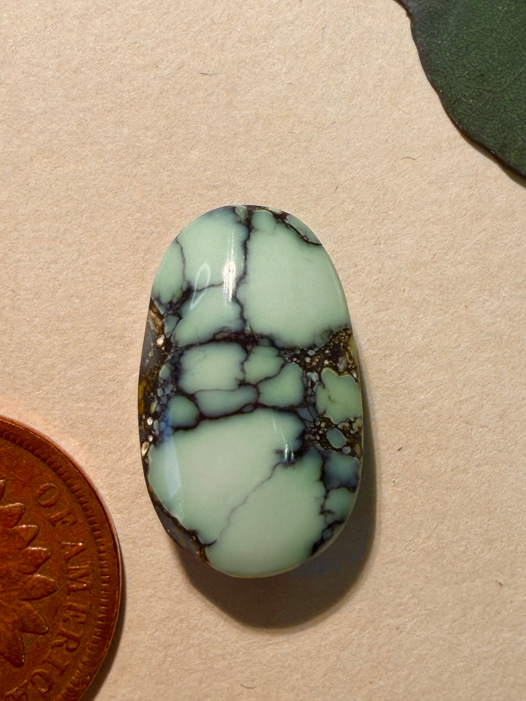 Another Perfectly Gorgeous Prince Variscite Cab - On Sale!