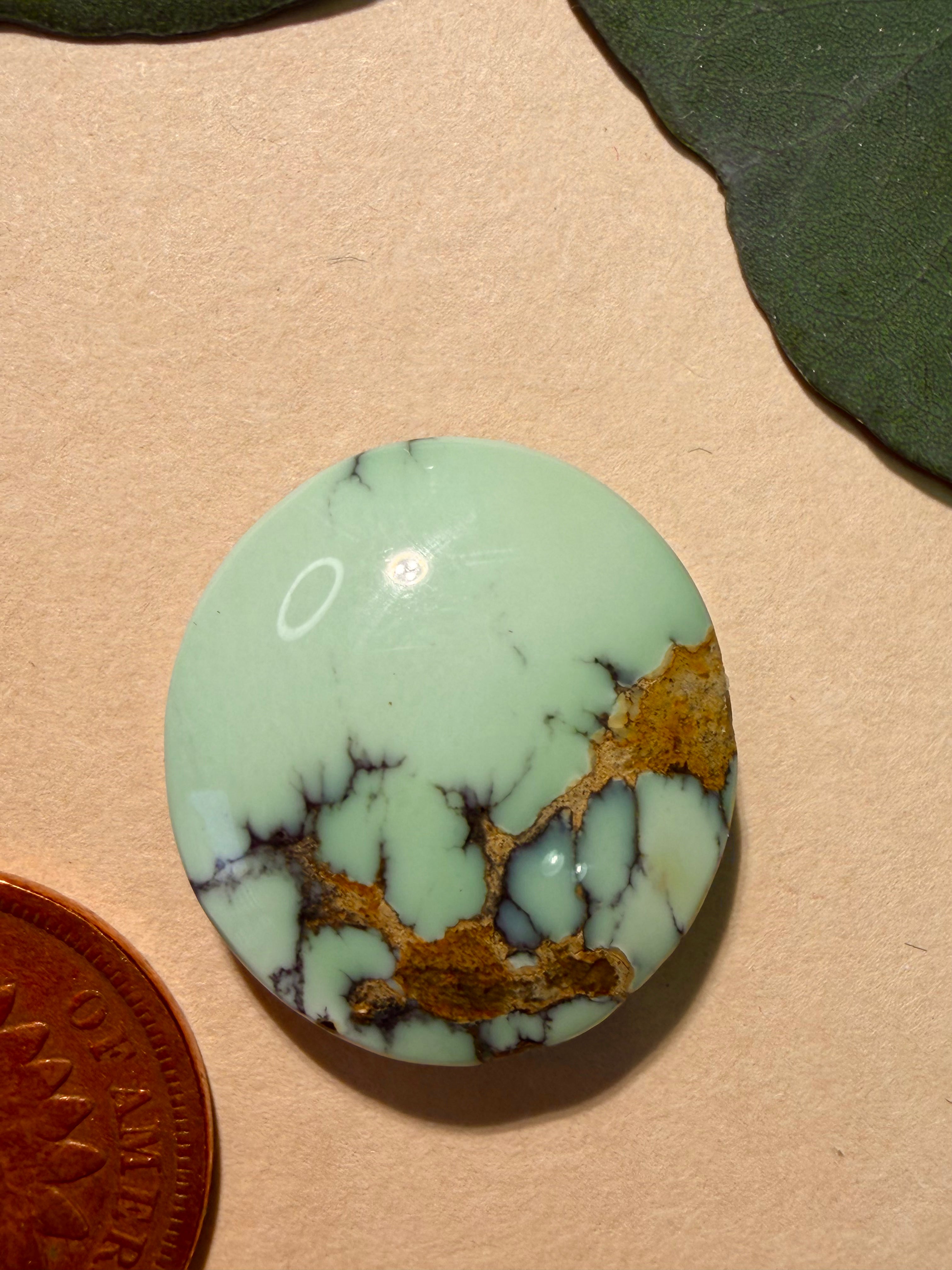 Perfectly Gorgeous Prince Variscite Cabochon - On Sale!