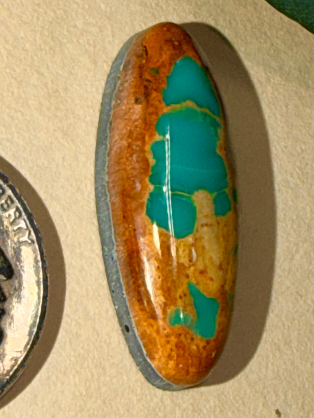 Gorgeous Oval-Shaped Classic Royston Turquoise! On Sale!