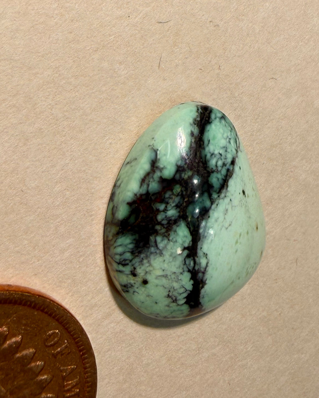 Rare and Magical Peacock Turquoise from a Closed Gold Mine! (unbacked)