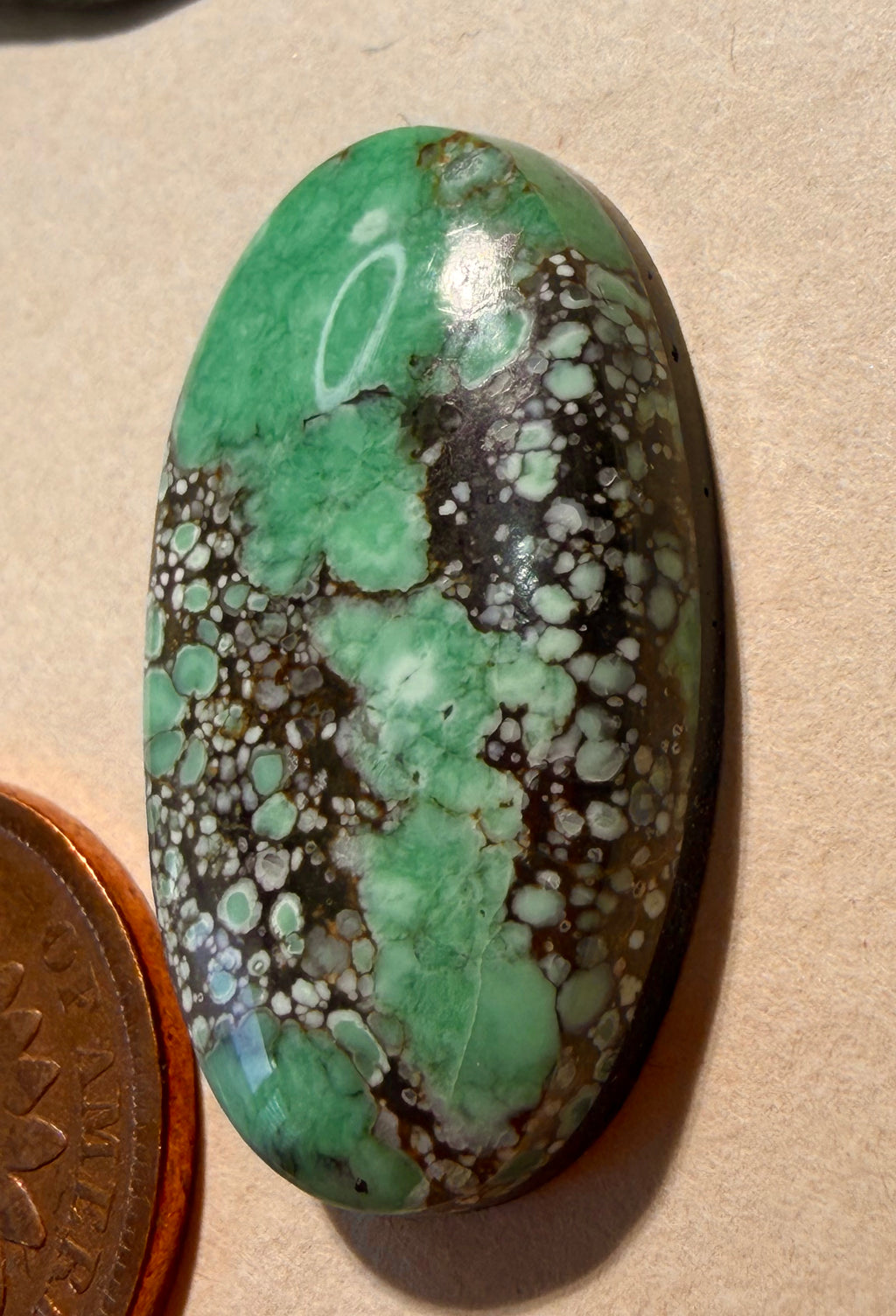 Miss Moffett Variscite - Candelaria Variscite from the Candelaria Mining District, Esmeralda County, NV