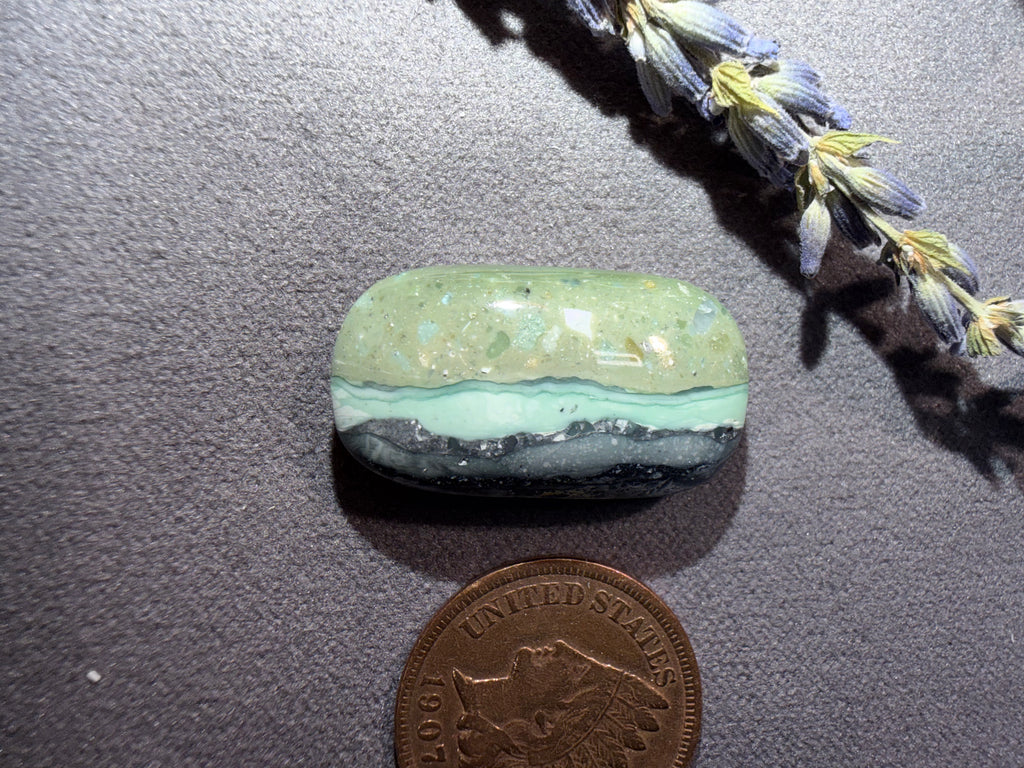 Magical Mystic Sage Variscite Cabochon