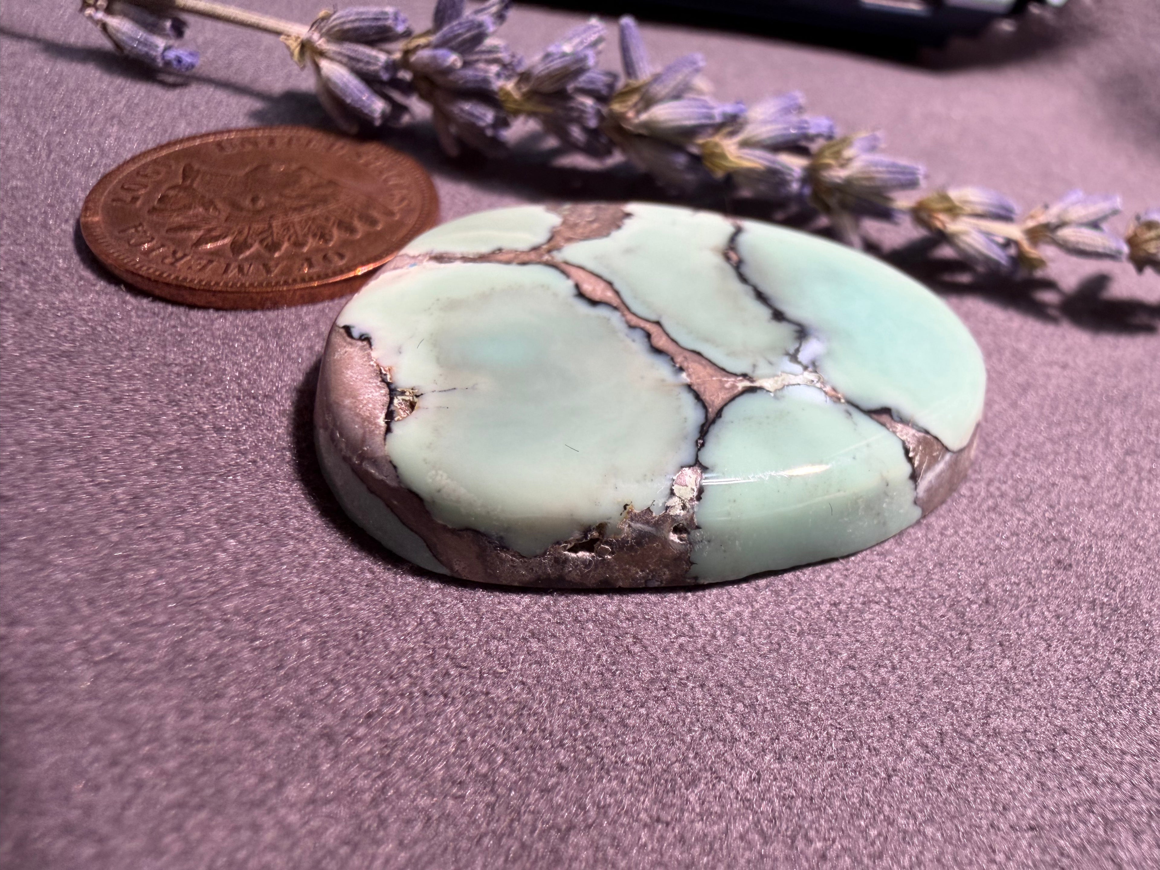 Large Gorgeous Desert Bloom Variscite!  UnBAcked! ON Sale!