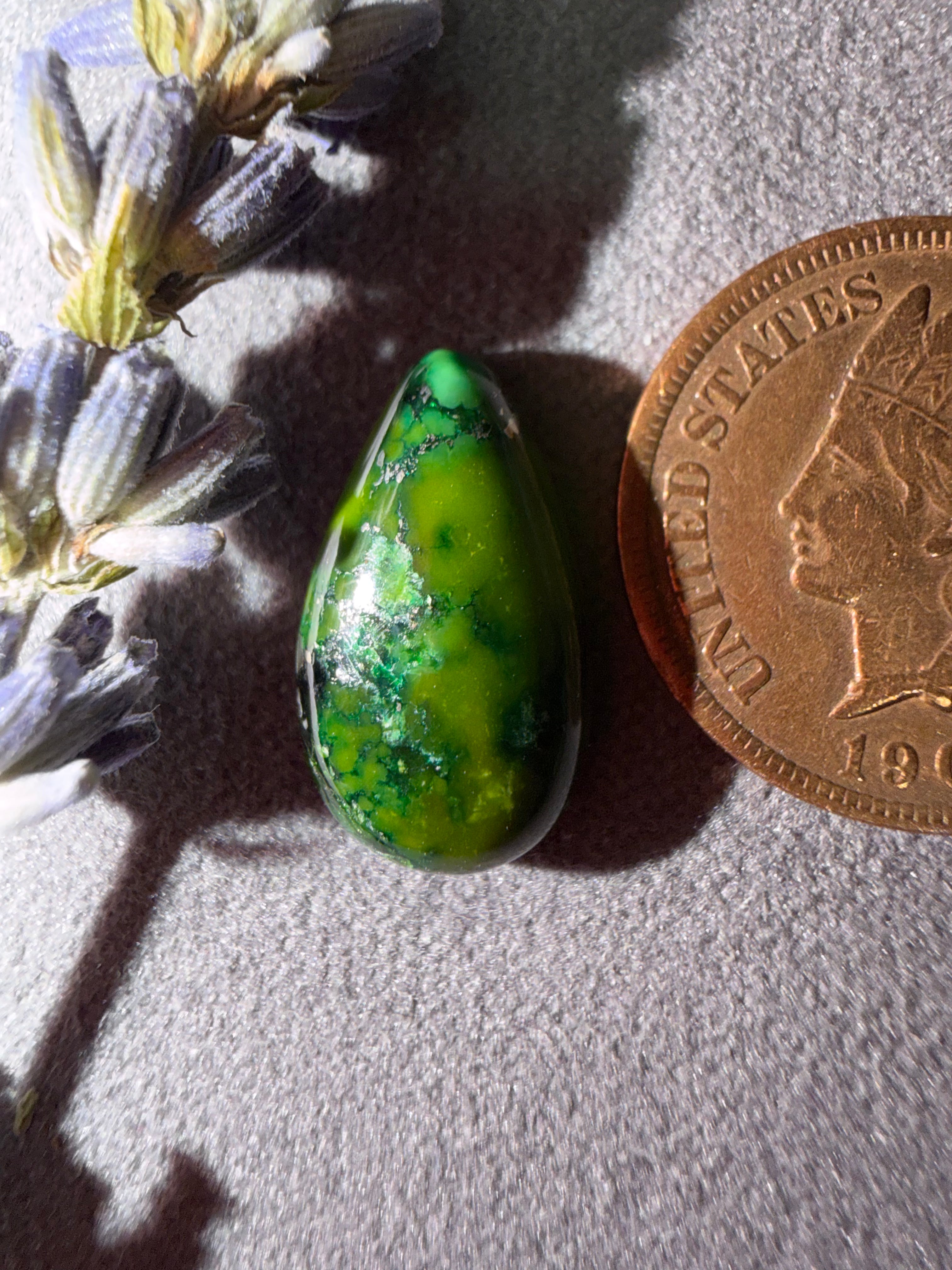 For The Love of Green Stones!!  Sonoran Rio Verde Cabochon!