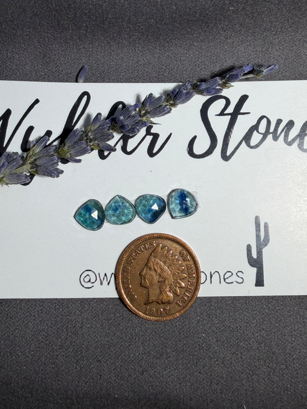 BLUE GREEN KYANITE!!  So Pretty!! On Sale!