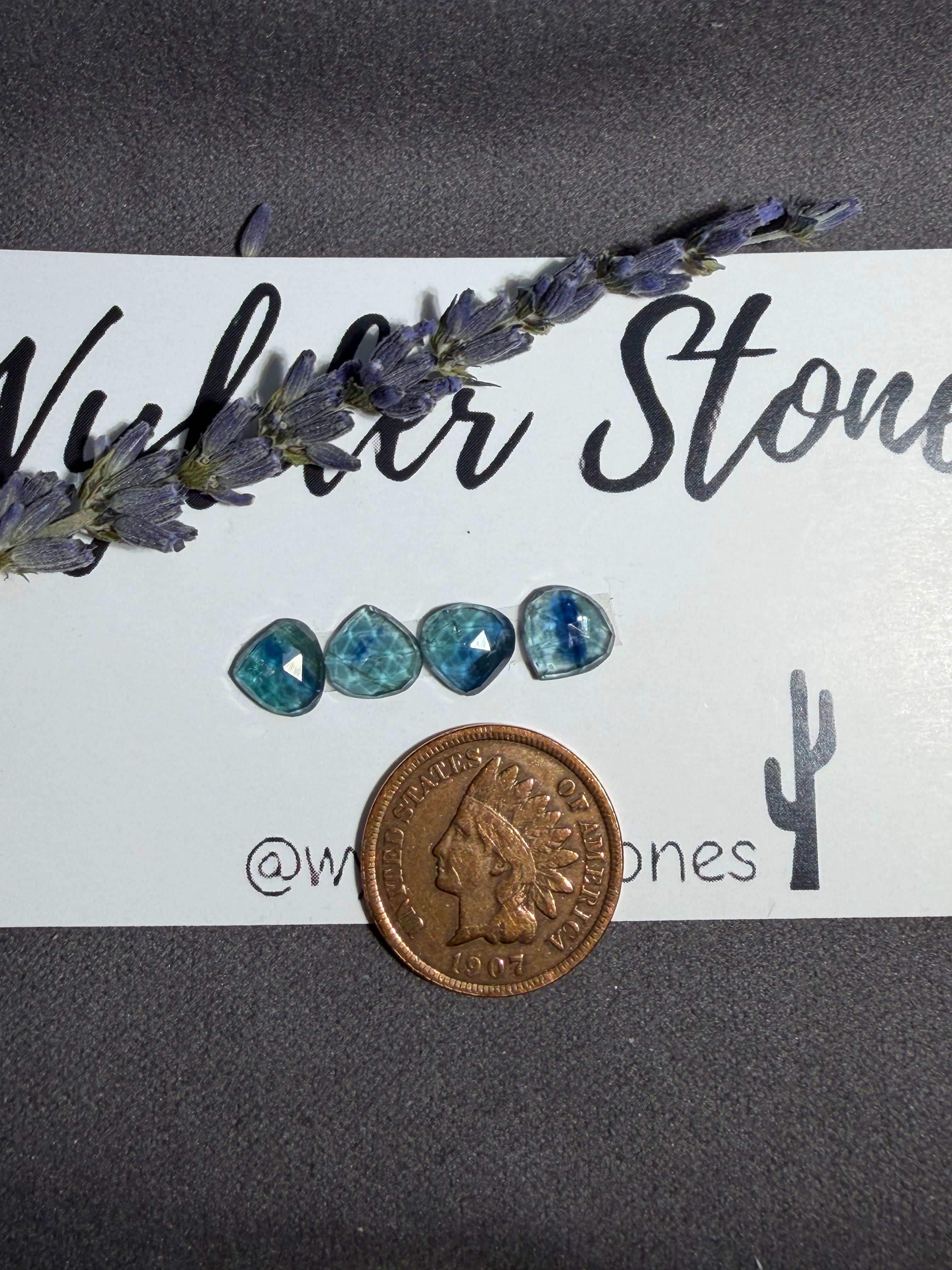 BLUE GREEN KYANITE!!  So Pretty!! On Sale!