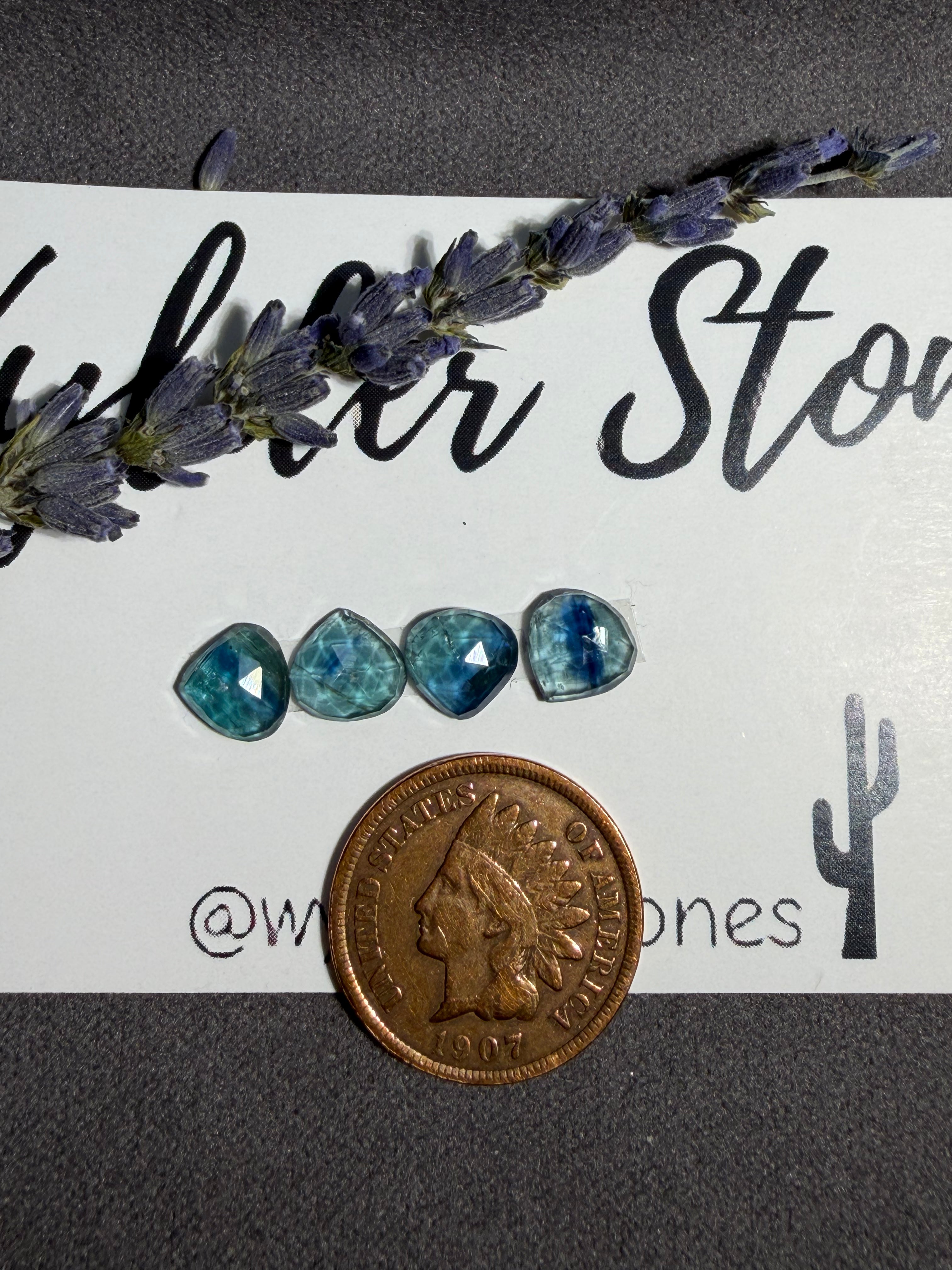 BLUE GREEN KYANITE!!  So Pretty!! On Sale!