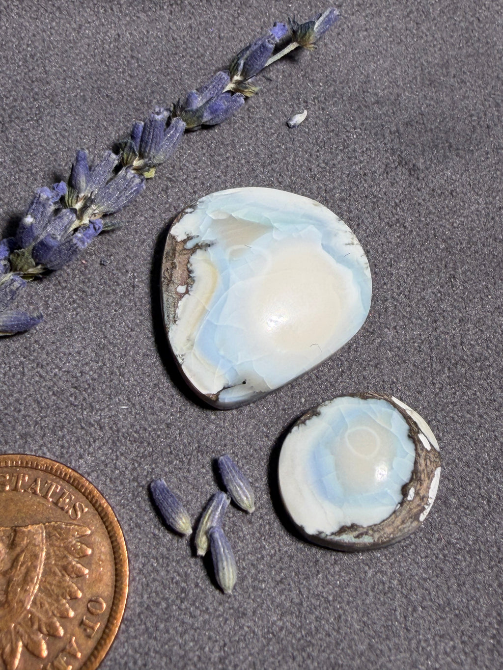 Beautiful White River Variscite - 2 Stone Lot!