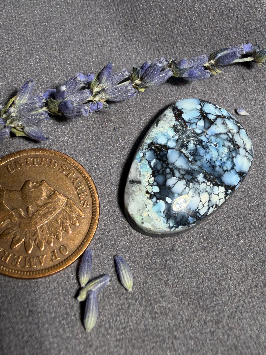 Beautiful White River Variscite - Look at the matrix and all the colors in this one!