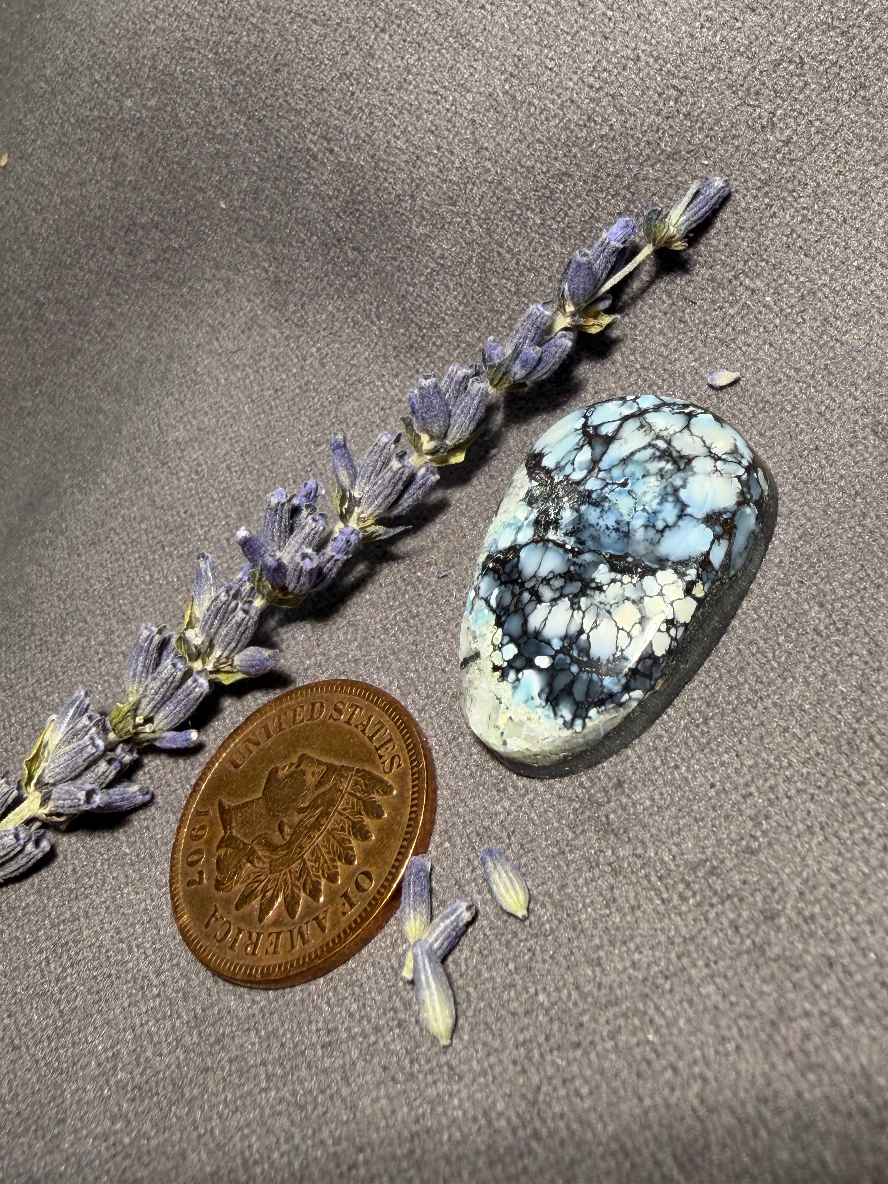 Beautiful White River Variscite - Look at the matrix and all the colors in this one!