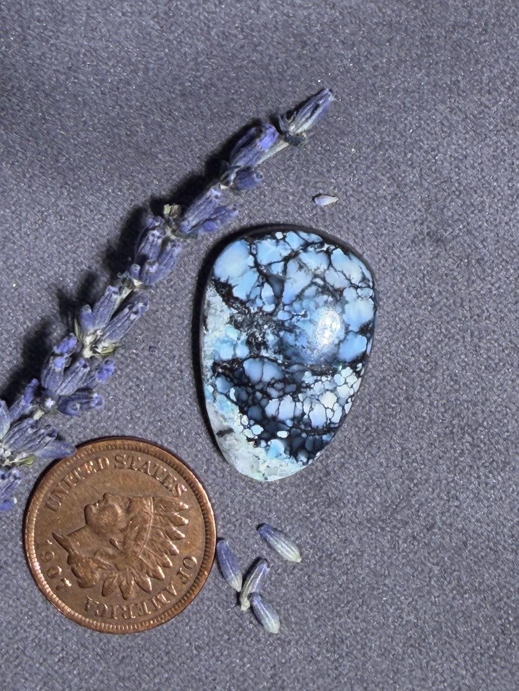 Beautiful White River Variscite - Look at the matrix and all the colors in this one!