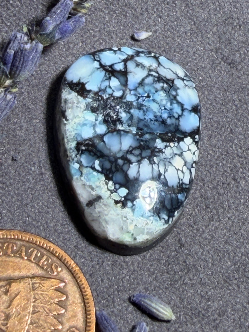 Beautiful White River Variscite - Look at the matrix and all the colors in this one!