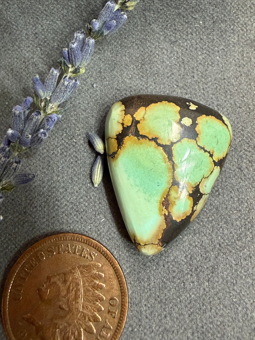 PolyChrome Qingu Turquoise  Chunky Cabochon!