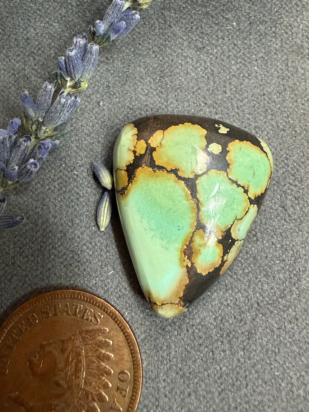 PolyChrome Qingu Turquoise  Chunky Cabochon!