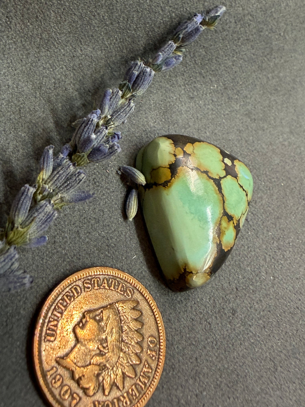 PolyChrome Qingu Turquoise  Chunky Cabochon!