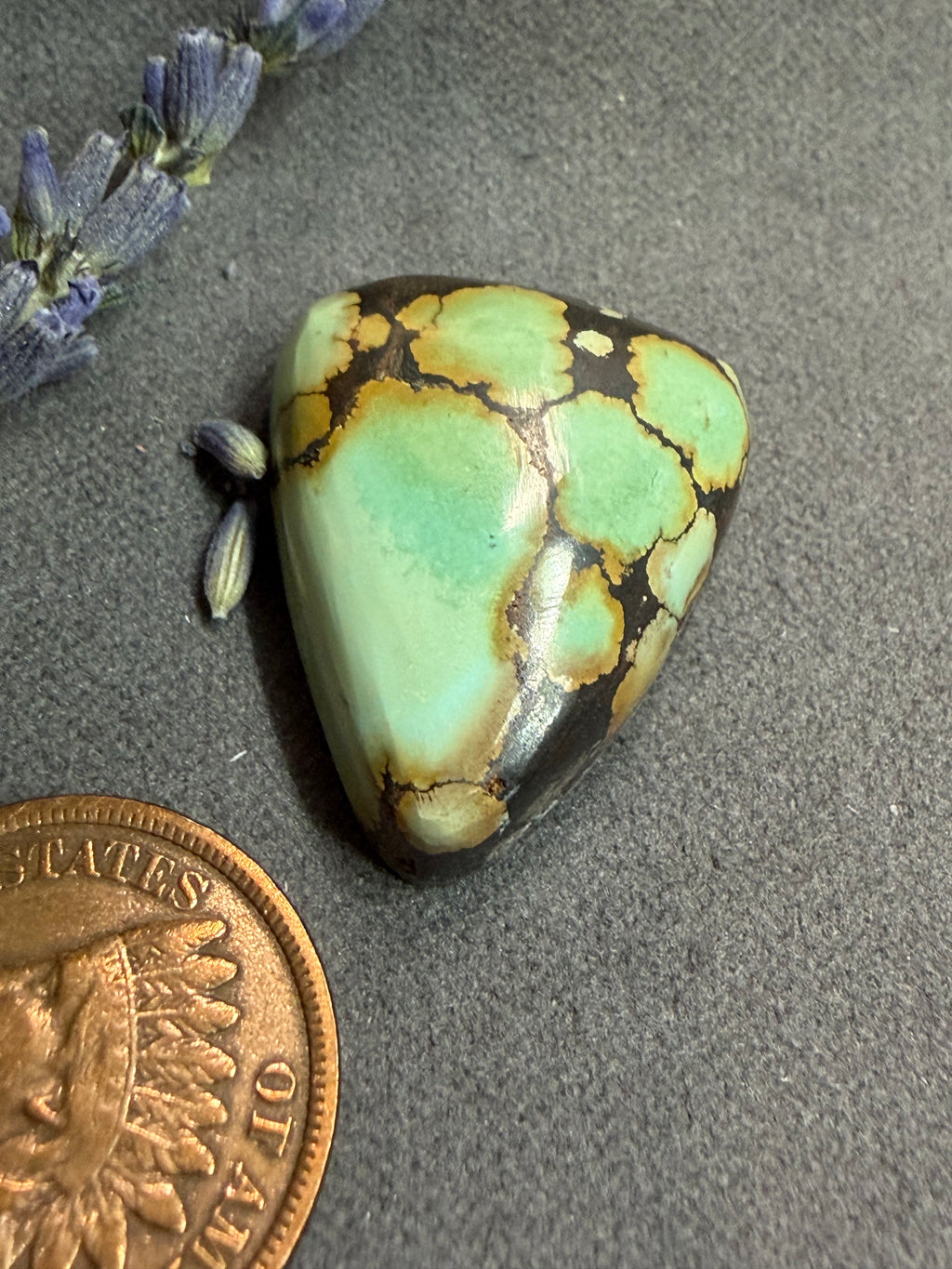 PolyChrome Qingu Turquoise  Chunky Cabochon!