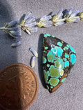 PolyChrome Qingu Turquoise  Chunky Cabochon! On Sale!