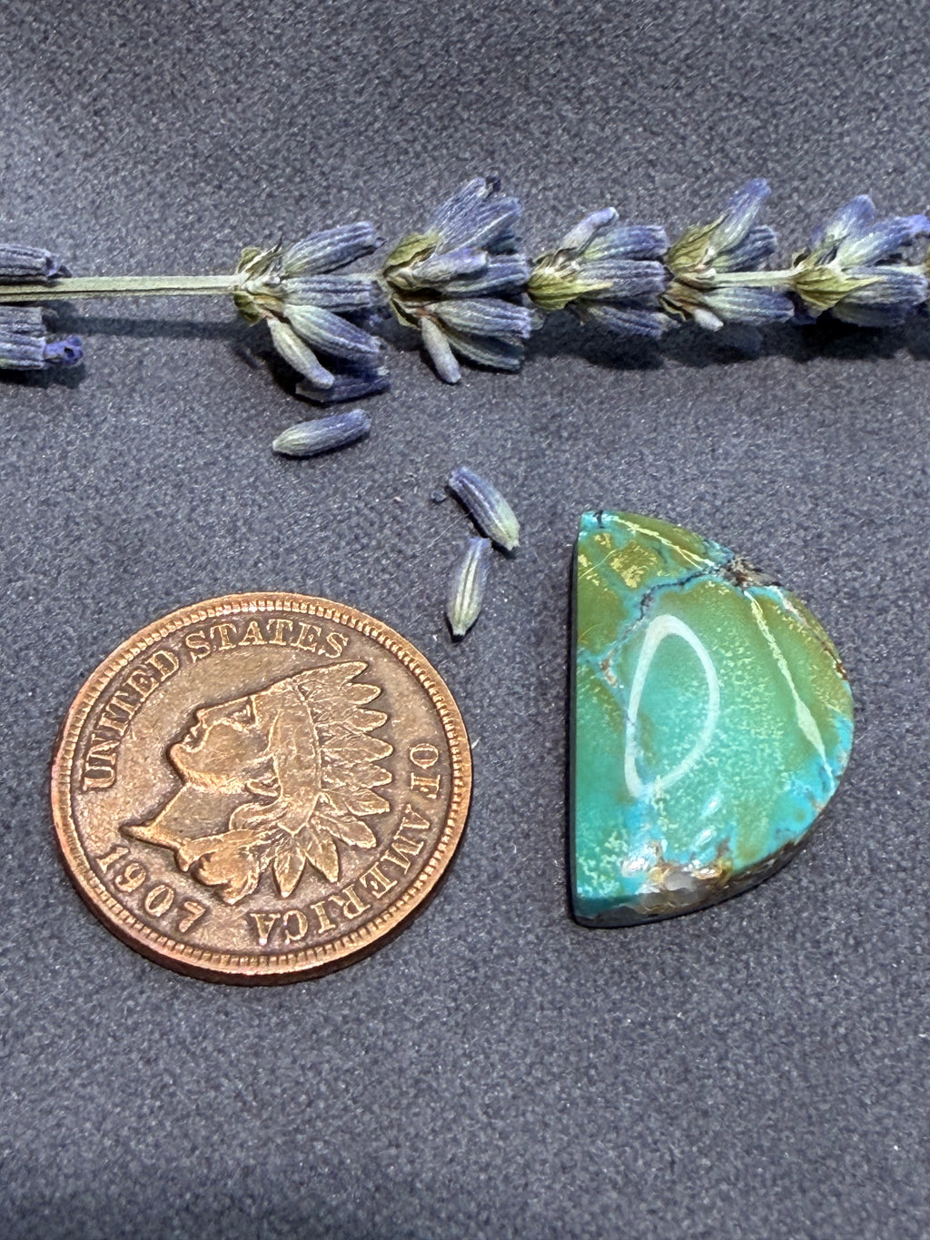 PolyChrome Bamboo Mtn Hubei Turquoise Cabochon! On Sale!