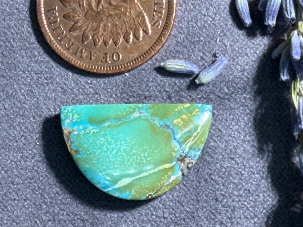 PolyChrome Bamboo Mtn Hubei Turquoise Cabochon! On Sale!
