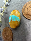 The Blue and Brown Together are Perfect!! Royston Ribbon Turquoise Cabochon!