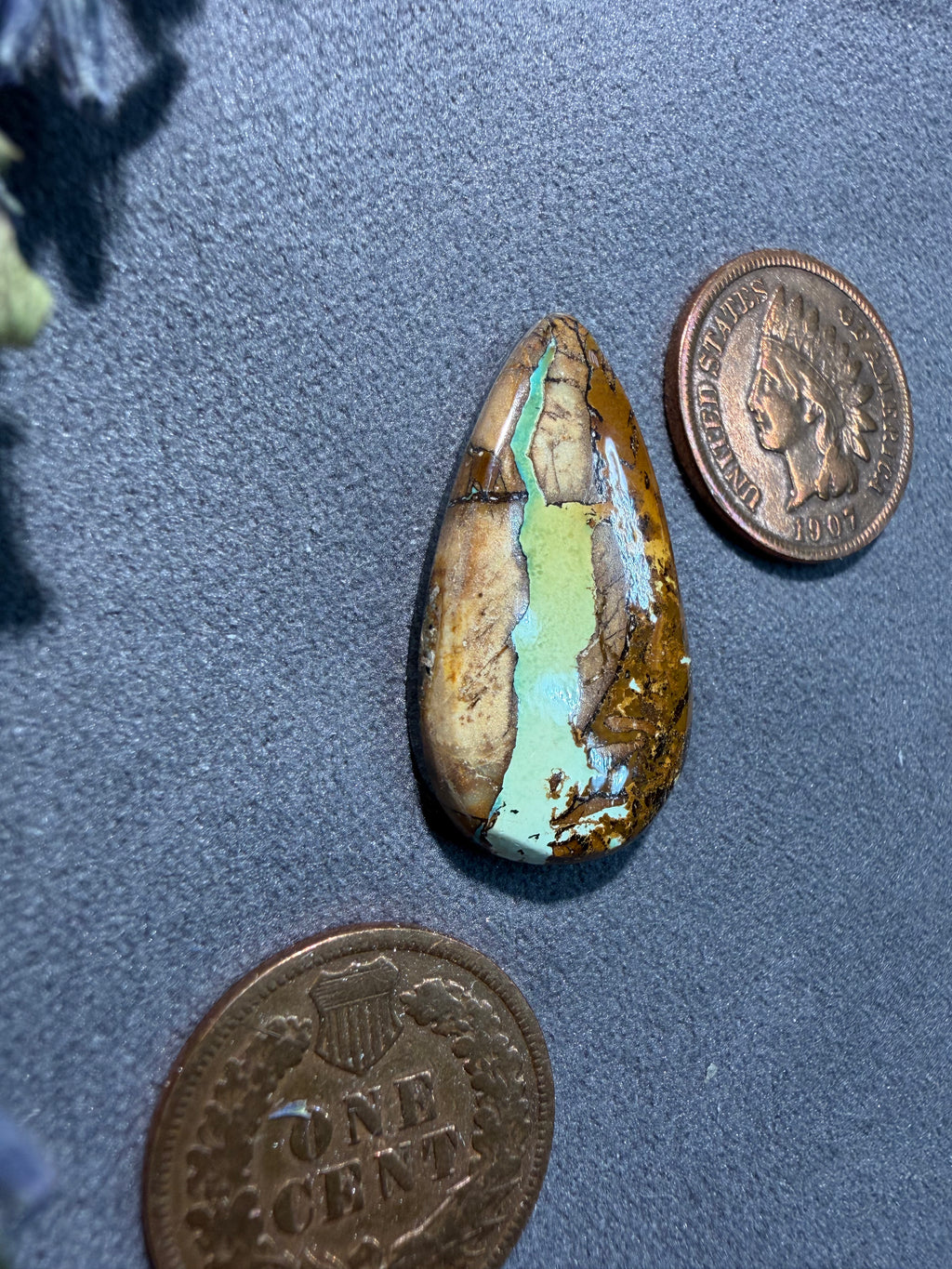 Natural Montezuma Royston Ribbon Cabochon On Sale! 28mm x 15mm