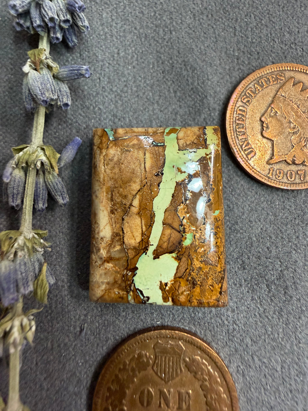 Natural Montezuma Royston Ribbon Cabochon On Sale! 23mm x 18mm