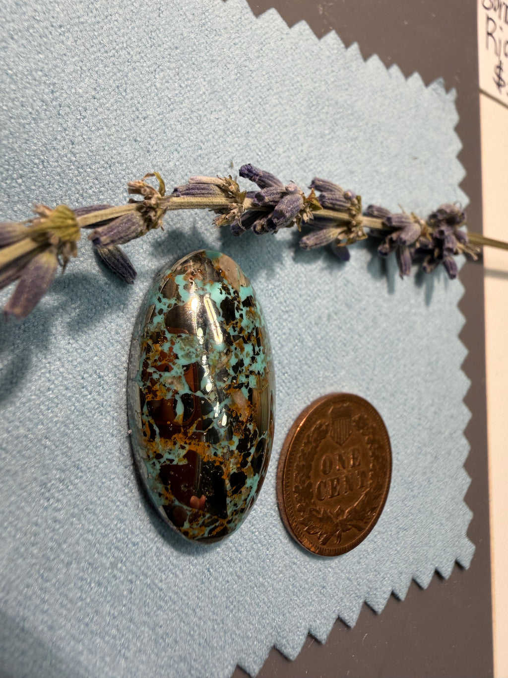 Yes.. That is Pyrite in there!! It is Drop Dead Gorgeous Persian Turquoise!