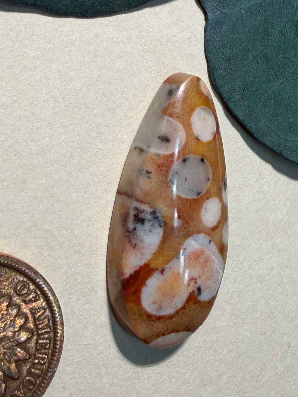 Beautiful Fawn Jasper Cabs - Unbacked and Stunning!