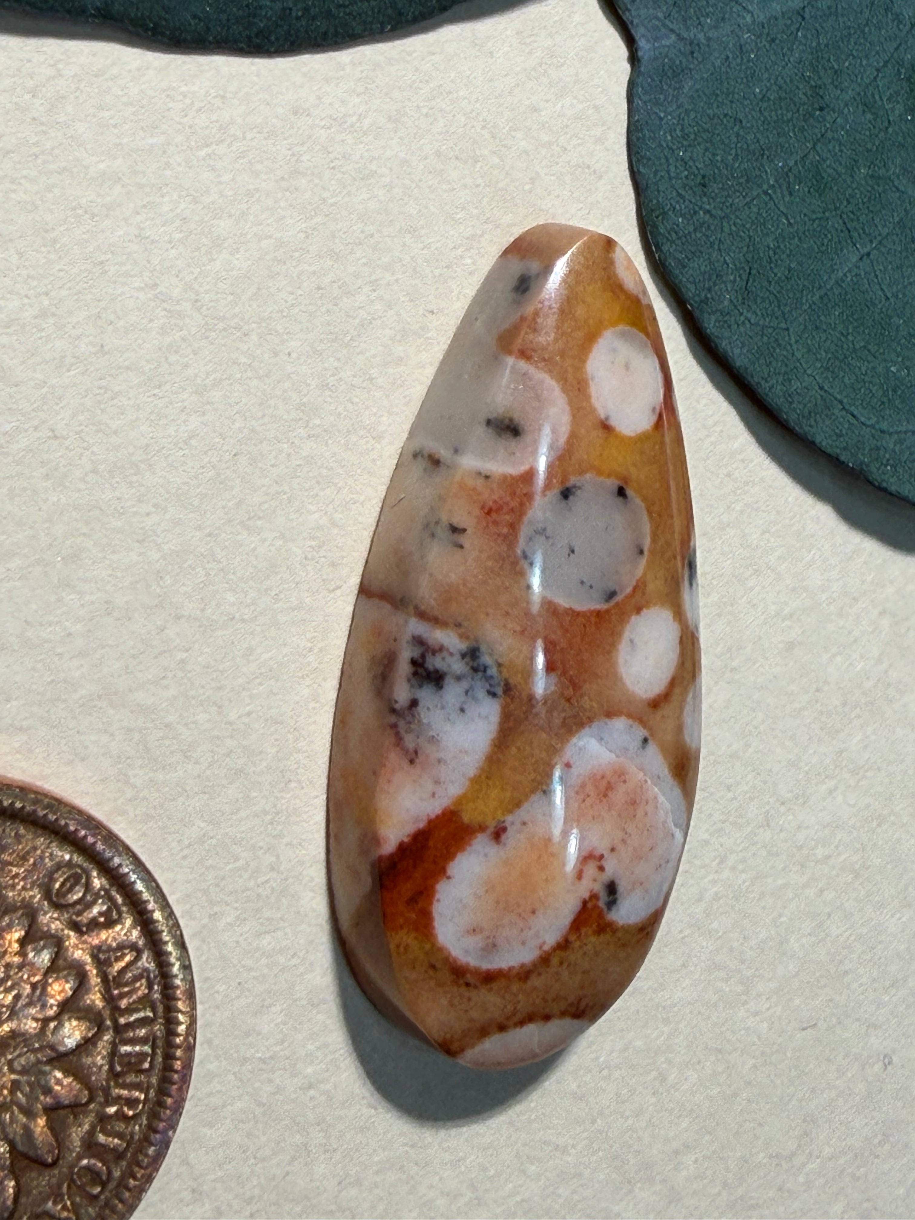 Beautiful Fawn Jasper Cabs - Unbacked and Stunning!