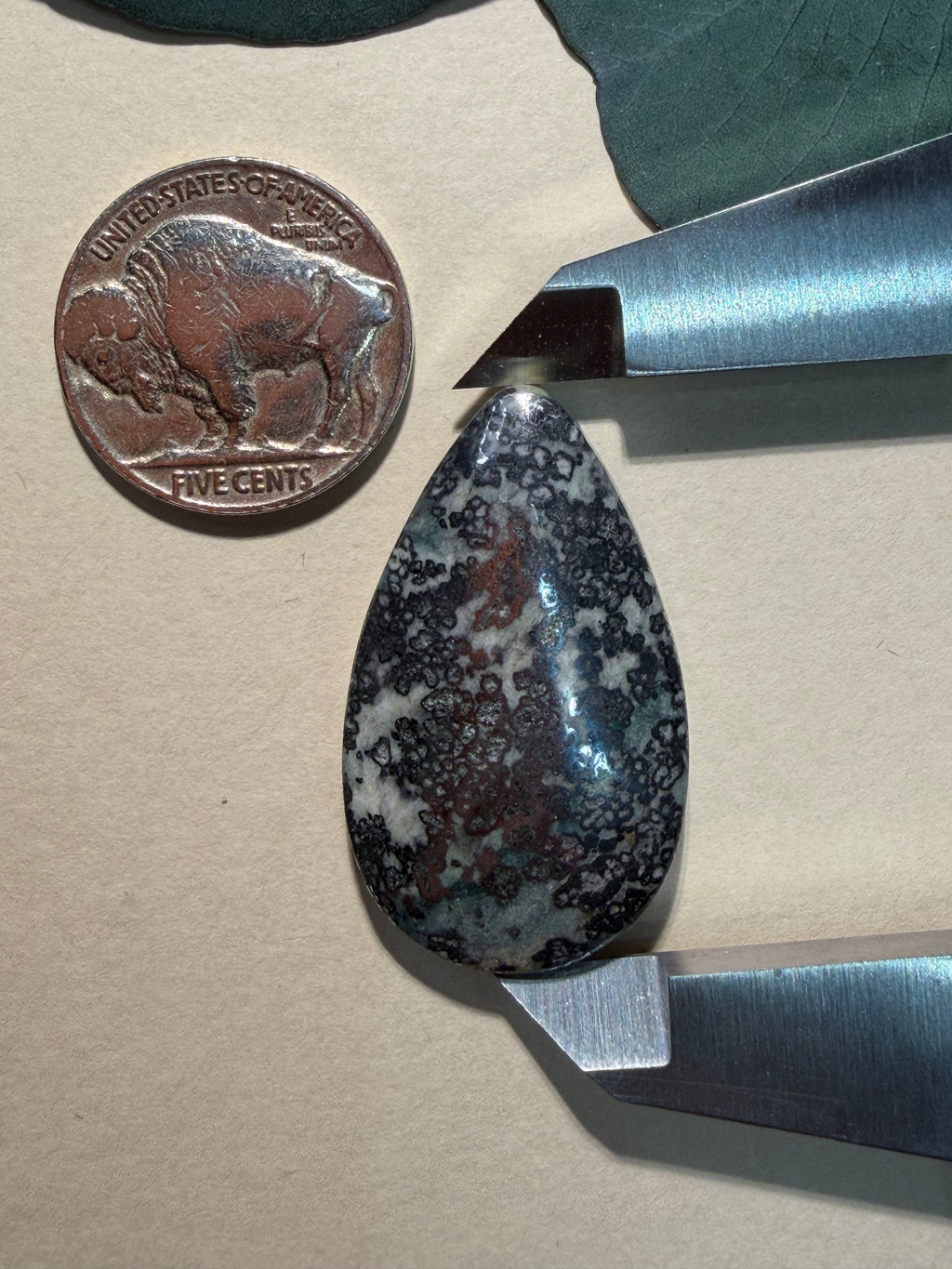 RARE & REAL NATIVE Dendritic Silver Cabochon - Significant Mark Down!