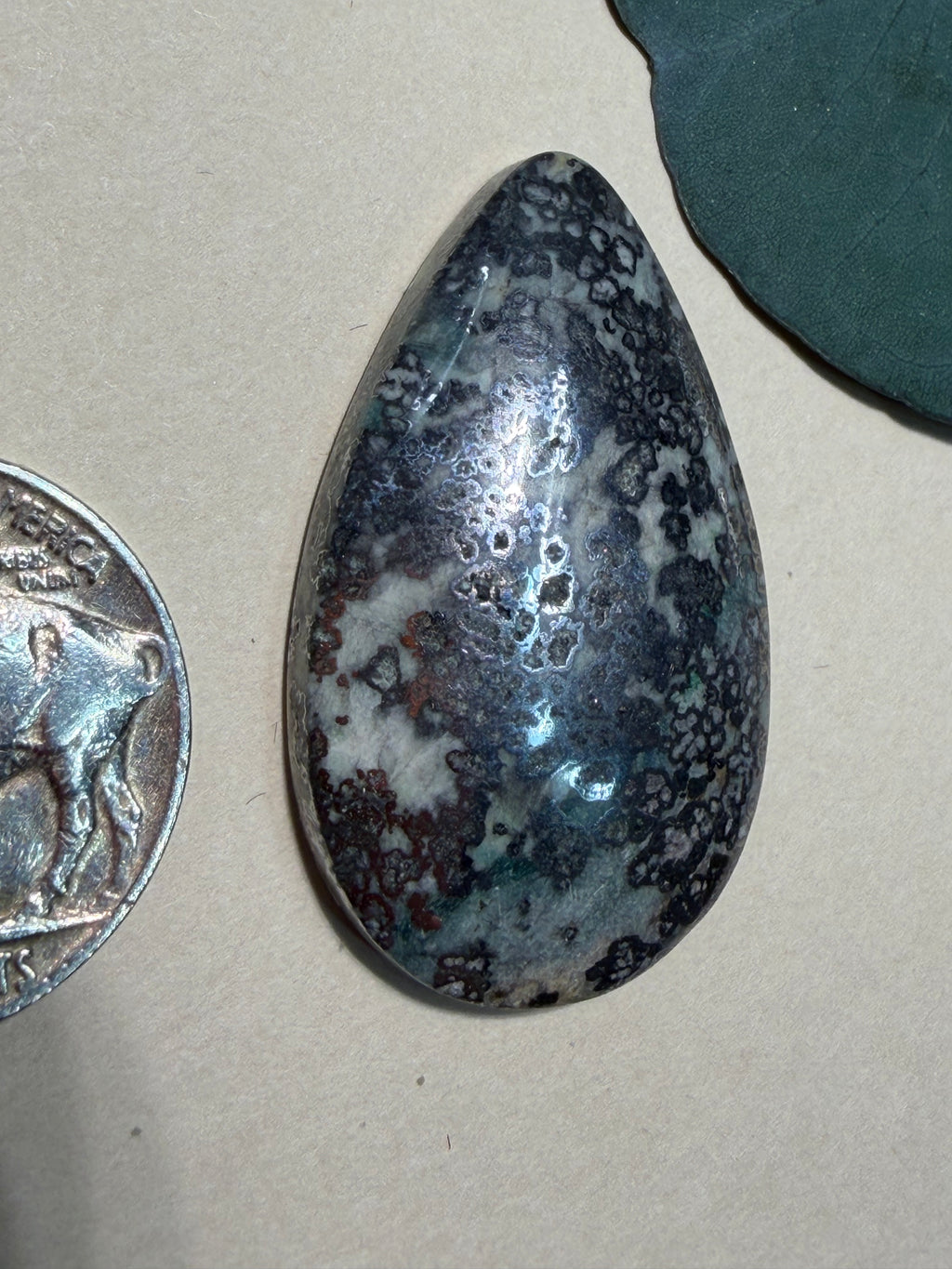 RARE & REAL NATIVE Dendritic Silver Cabochon - Significant Mark Down!