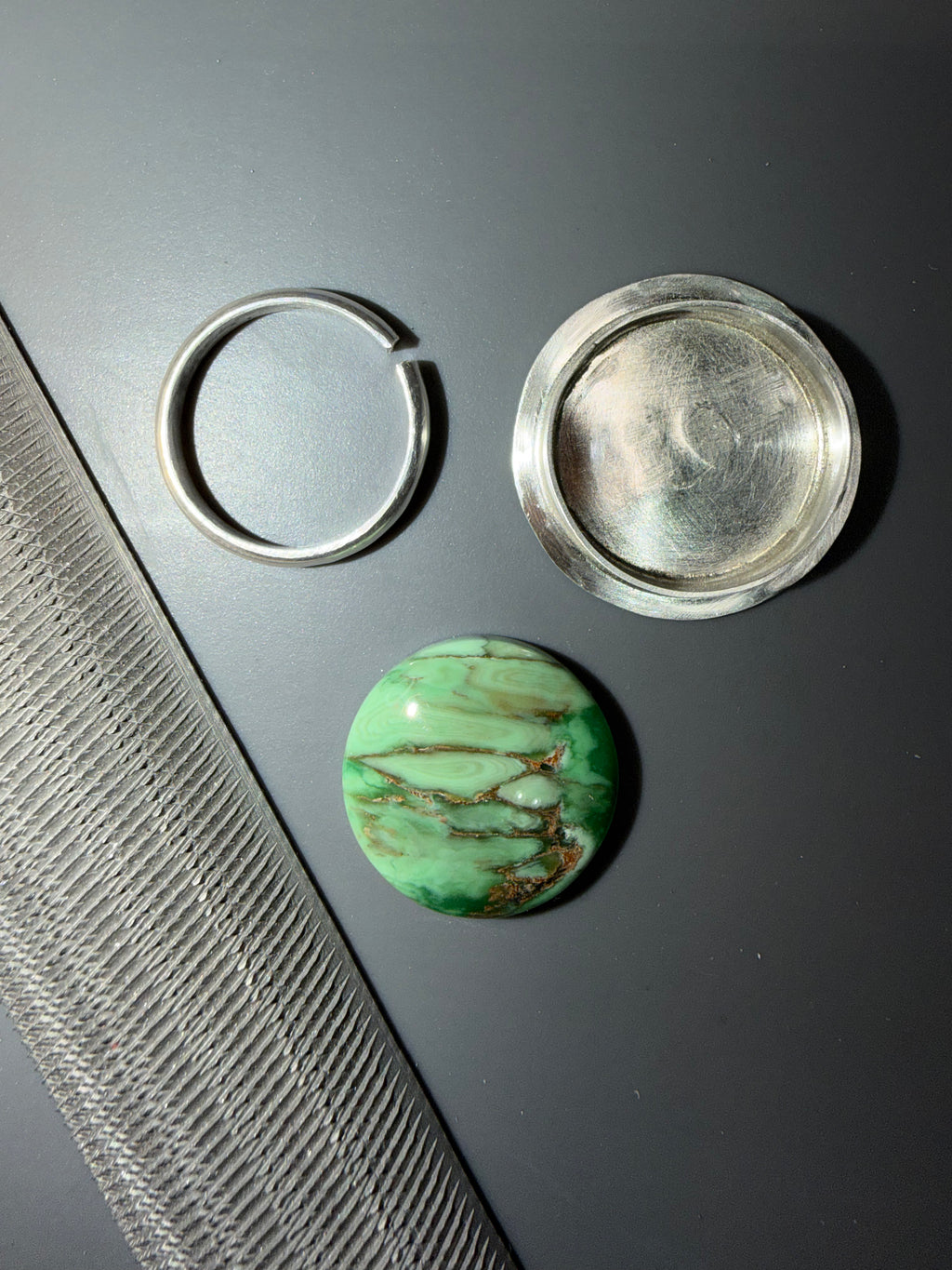 One of a Kind: Woodland Station Variscite Ring (Stone from Australia!)