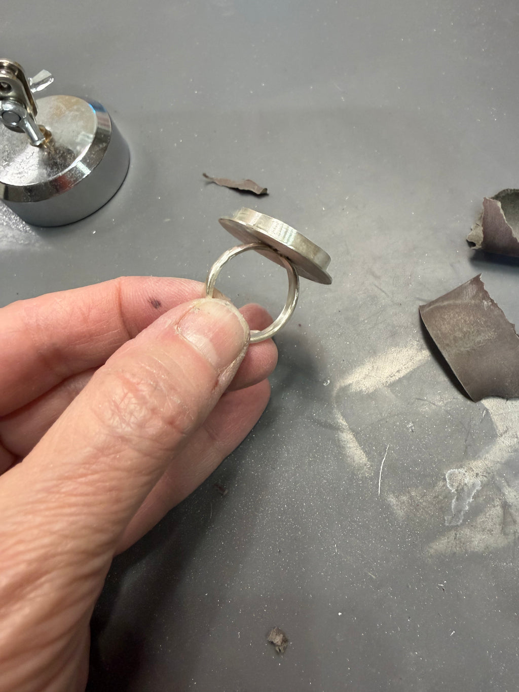 One of a Kind: Woodland Station Variscite Ring (Stone from Australia!)