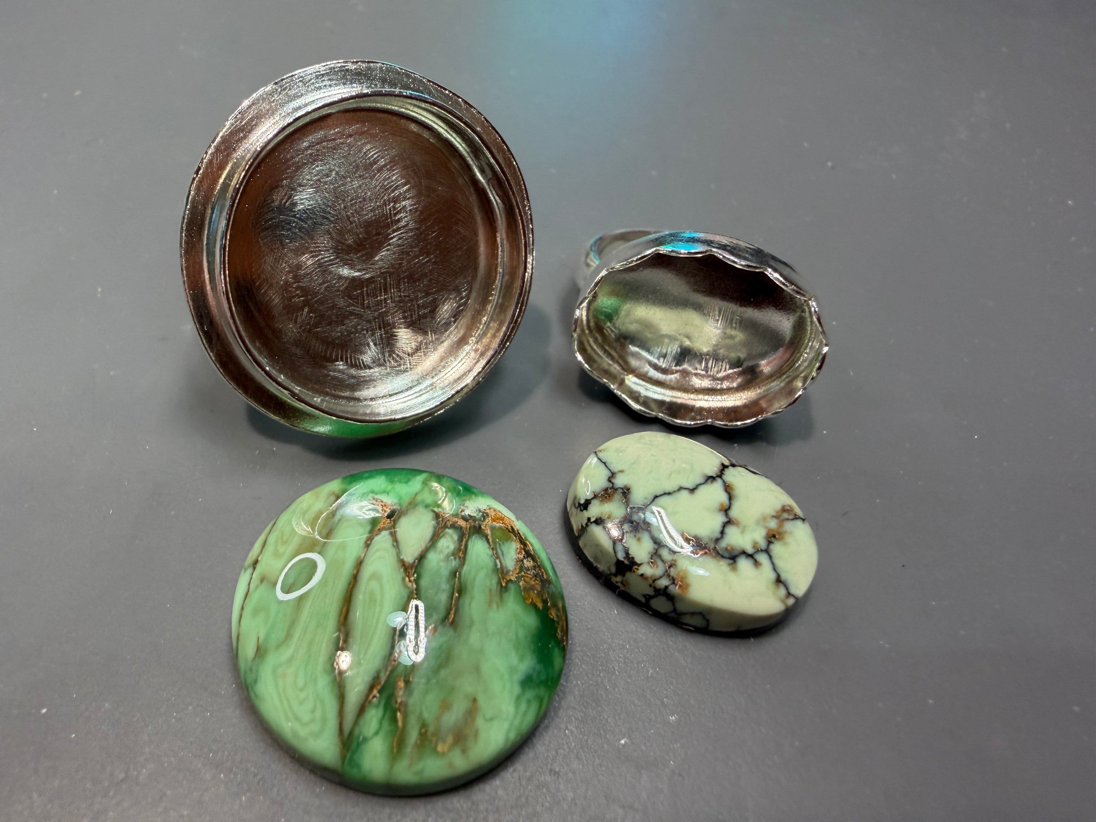One of a Kind: Woodland Station Variscite Ring (Stone from Australia!)