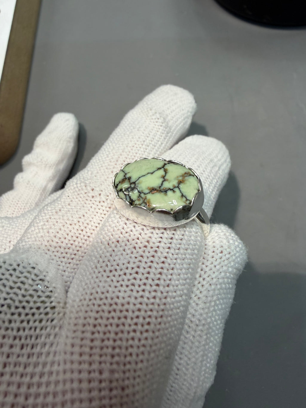 Monarch Variscite Ring in Sterling Silver! It's Stunning!