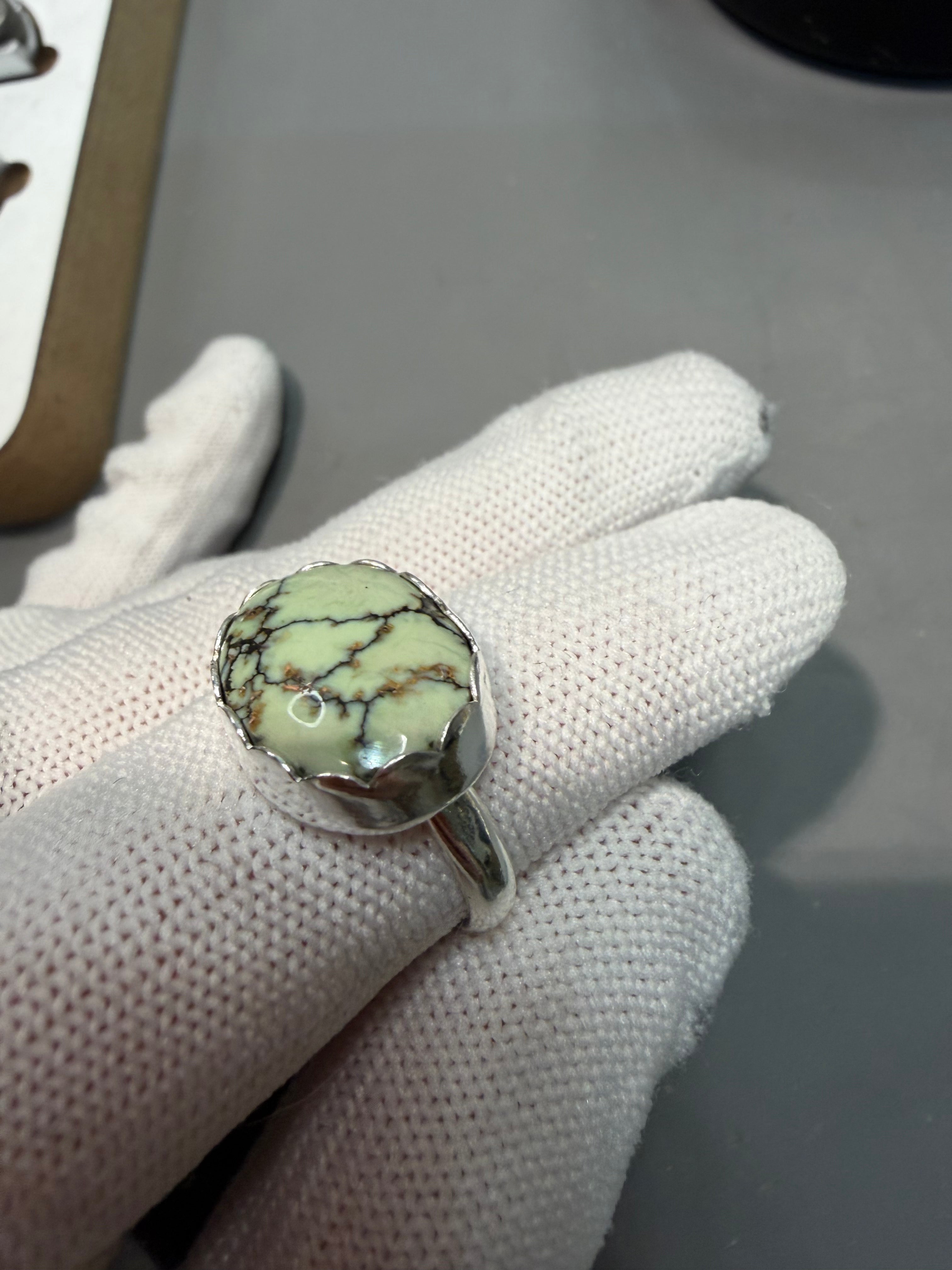 Monarch Variscite Ring in Sterling Silver! It's Stunning!