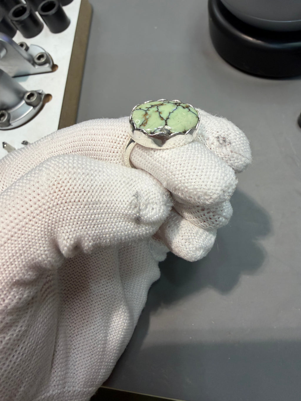 Monarch Variscite Ring in Sterling Silver! It's Stunning!